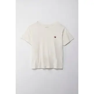 TENNIS - Camiseta con estampado en punto corazón crudo para mujer