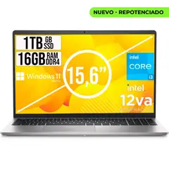 DELL - INSPIRON INTEL CORE I3 1215U SSD 1TB RAM 16GB LED 15,6 LIC W11 HOME