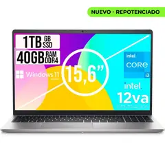 DELL - PORTATIL INSPIRON INTEL CORE I3 1215U SSD 1TB RAM 40GB LED 15,6 LIC W11 HOME