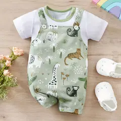 LUSOLSI - Prendas niñas ropa conjuntos vestido enterizo Body niños