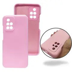 GENERICO - Funda Estuche Silicone Case Compatible Con Xiaomi Redmi 10 4G Rosa