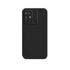 GENERICO - Funda Silicone Case Compatible Con Xiaomi Redmi 10C y Poco C40 Negro