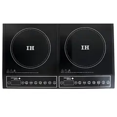 UNIVERSAL ROYAL - Estufa Induccion 110v 2 Puestos Sobre Poner Y Empotrar 800w