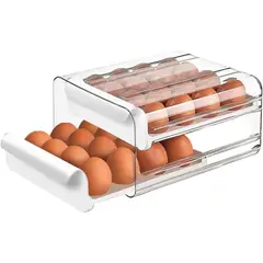 GENERICO - Organizador Huevos Huevera Dispensador De Huevos 32 Unidad