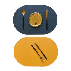 MULTIPLACE COLOMBIA - Individuales para comedor set por 8 puestos con portavasos