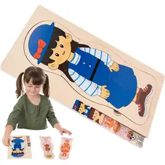 GENERICO - Rompecabezas del Cuerpo Humano Niña