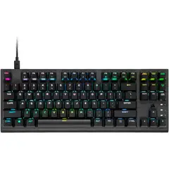 CORSAIR - Teclado Óptico Mecánico Gaming K60 Rgb Tkl Negro 8000 hz