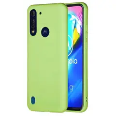 GENERICO - Funda Estuche Silicone Case Compatible Motorola G8 Power Lite Verde