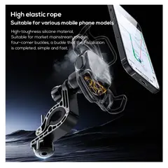 GENERICO - Soporte De Celular Para Motocicleta Bici Patineta Con Cooler GW05