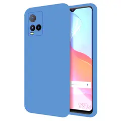 GENERICO - Funda Estuche Protector Silicone Case Compatible Vivo Y21S Y Y33S Azul