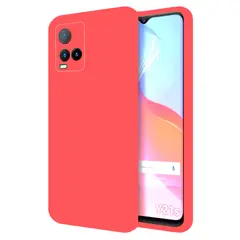 GENERICO - Funda Estuche Silicone Case Compatible Con Vivo Y21S Y Y33S Salmón