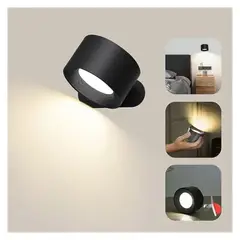 GENERICO - Luz LED Recargable USB con Imán y Control Inalámbrico