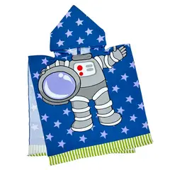 TELARY - TOALLA INFANTIL TIPO PONCHO DINO