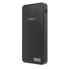 UNITEC - Power Bank 10.000 Mah Batería Portátil Con 4 Cables