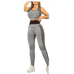 GENERICO - Conjunto Deportivo Leggins levanta cola + top deportivo.