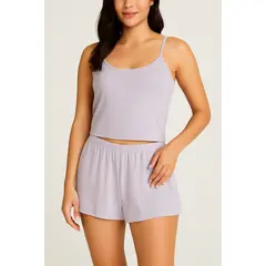 LILI PINK - Conjunto de pijama de 2 piezas poliester