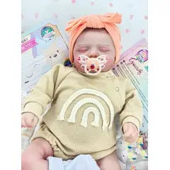GENERICO - ❤ Bebe Reborn ❤ Bella ❤ Ropa Beige ❤