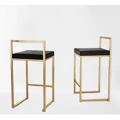 GENERICO - Sillas De Bar Senté Black Diseño Moderno Para Barra Y Cocina
