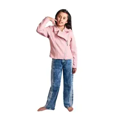 BIGBOYS - Chaqueta Biker Palo De Rosa Niña