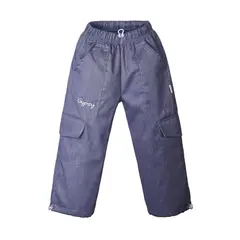 BIGBOYS - Pantalon Chambray Cargo Indigo Niña