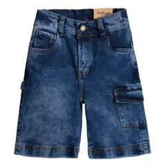 BIGBOYS - Bermuda Jean Luffy Azul Niño