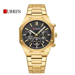 CURREN - Reloj 8440 Elegante Para Caballero Dorado