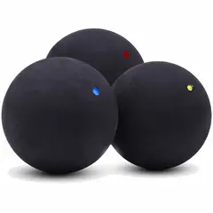 GENERICO - Pelota Squash Bola Punto Amarillo Azul Rojo Wonder Sport