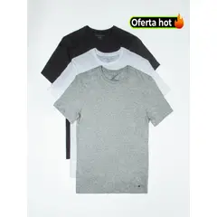 TOMMY HILFIGER - Pack multicolor de 3 Camisetas para hombres