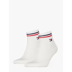 TOMMY HILFIGER - Pack blanco de 2 calcecines con logo