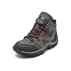 TELLENZI - Bota Outdoor Hombre Gris-Rojo 9-101
