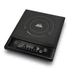 HOME ELEMENTS - Estufa Inducción Eléctrica 1 Quemador Negra