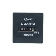 GIC - Horómetro Análogo LA25F1 90-264 VAC 48x48 mm, IP66
