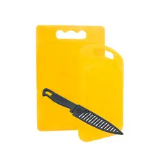 RAMITECH - Set 2 Tablas Para Picar 1 Cuchillo Torenyx
