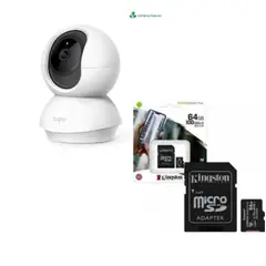 TP LINK - Cámara TAPO C210 2K WIFI + MEMORIA MICRO SD 64