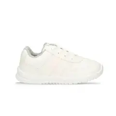 BUBBLE GUMMERS - Tenis Escolares Para Niños Bubblegummers Blanco Kapitan