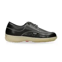 VERLON - Zapatillas Escolares Para Niños Negro Diana Gold