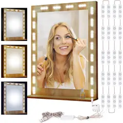 GENERICO - Luces LED de tocador para espejo estilo Hollywood