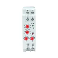 GIC - Temporizador asimétrico 0.1 s a 10 h, 24-240 VAC/DC