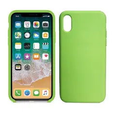 GENERICO - Funda Estuche Silicone Case Compatible Con iPhone X y XS Verde