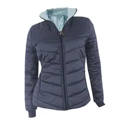 MODA EN CIRCUITO - Chaqueta Para Mujer Doble Faz en Impermeable