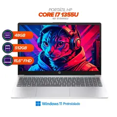 HP - Portátil 15-FD0006LA Intel Core i7-1355U RAM 48GB SSD 512GB 16” FHD Azul Claro de Luna