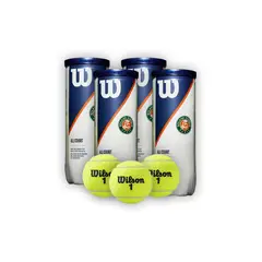 WILSON - Combo 4 Tarros Pelotas de Tenis Roland Garros X3P
