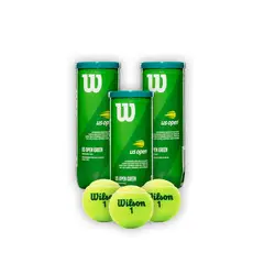 WILSON - Combo 3 Tarros Pelotas de Tenis Punto Iniciación Practica X3P