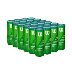 WILSON - Caja de Pelotas de Tenis Punto Iniciación Práctica X24 Tarros