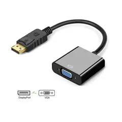 GENERICO - Cable Adaptador Displayport Macho A Vga Hembra 1080p