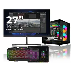 JANUS - Computador Gamer Ryzen 5 5600GT RAM 16GB SSD 512GB Monitor 27 Pulgadas 100Hz