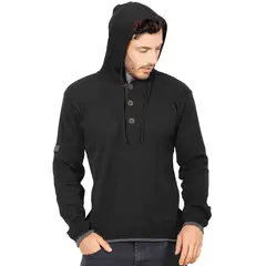 GENERICO - Buzo Buso Saco Hombre Con Capota Casual Liviano Urbano Moda Masculina