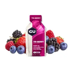 GU - Gel energizante x 24 unidades Frutos Rojos con cafeína 20 mg