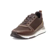 MOOPY - TENIS CUERO CAFE AR002