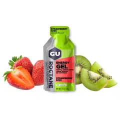 GU - Gel Roctane Fresa Kiwi sin cafeína Marca caja x 24 unidades